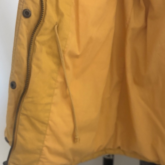 Mossimo Supply Co. Mustard Hooded Puffer Coat - Picture 4 of 6